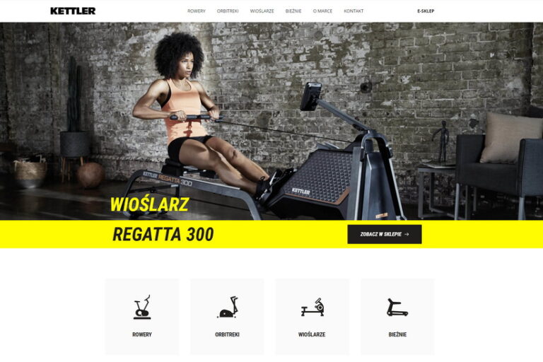 Wykonanie landing page dla Kettler Sport Polska