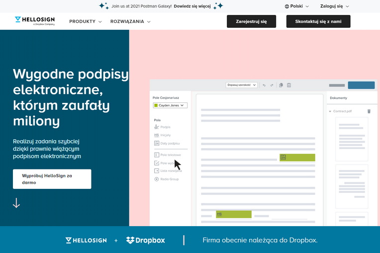 HelloSign i elektroniczne podpisywanie ofert, umów, regulaminów