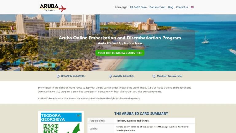 Wykonanie strony na WordPress dla Arubaedcard.us